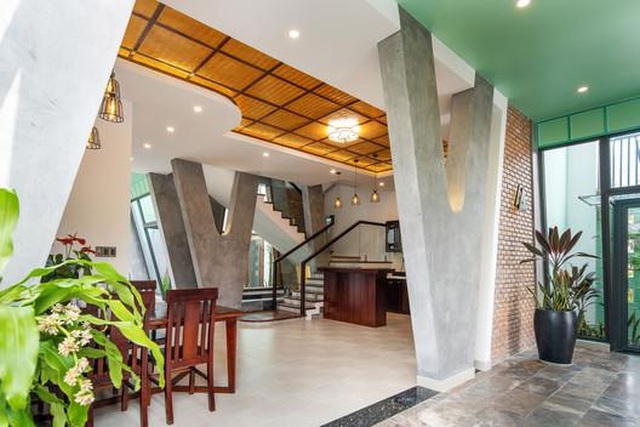 Lạ mắt biệt thự hình chữ A “khổng lồ”, nằm yên bình giữa miền quê Hội An - 5 Lạ mắt biệt thự hình chữ A “khổng lồ”, nằm yên bình giữa miền quê Hội An - 5
