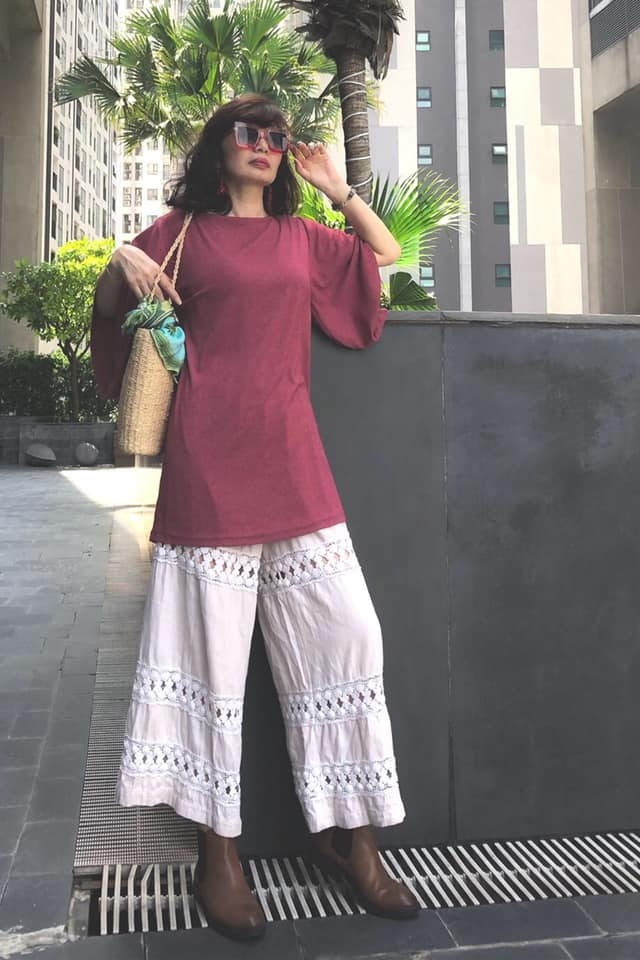 Bà mẹ 2 con với phong cách thời trang du mục trẻ trung như người mẫu - 10 Bà mẹ 2 con với phong cách thời trang du mục trẻ trung như người mẫu - 10