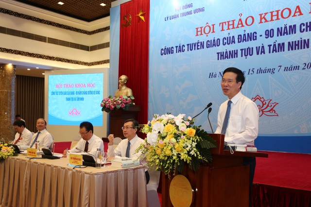 Trưởng ban Tuyên giáo T.Ư Võ Văn Thưởng: Tuyên giáo đi trước - mở đường - 1 Trưởng ban Tuyên giáo T.Ư Võ Văn Thưởng: Tuyên giáo đi trước - mở đường - 1