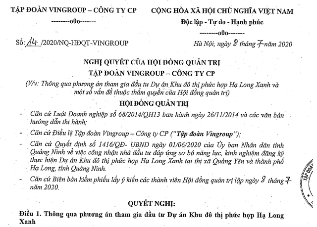 Tỷ phú Phạm Nhật Vượng quyết siêu dự án 10 tỷ USD tại Quảng Ninh - 1 Tỷ phú Phạm Nhật Vượng quyết siêu dự án 10 tỷ USD tại Quảng Ninh - 1