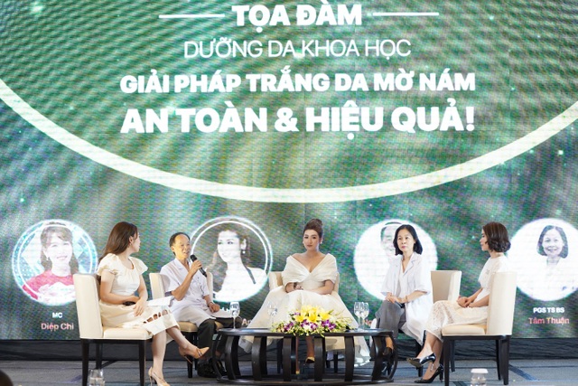Hội thảo trắng da, mờ thâm nám - giải pháp làm đẹp cho phụ nữ Việt - 2 Hội thảo trắng da, mờ thâm nám - giải pháp làm đẹp cho phụ nữ Việt - 2