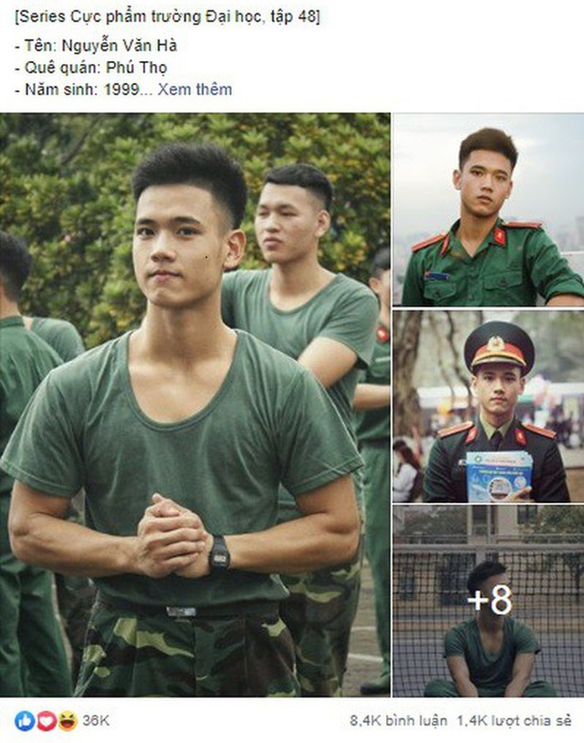 Những hot boy mặc đồ quân sự với gương mặt điển trai gây chú ý  - 5