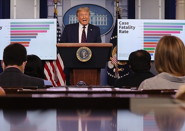 Mỹ có 4 triệu ca mắc Covid-19, ông Trump khuyên người dân đeo khẩu trang - 1 Mỹ có 4 triệu ca mắc Covid-19, ông Trump khuyên người dân đeo khẩu trang - 1