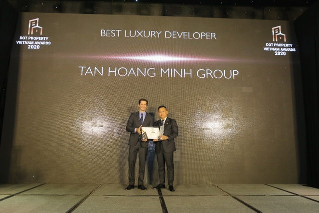 Tân Hoàng Minh lập cú hattrick giải thưởng lớn tại Dot Property Vietnam Awards 2020 - 1