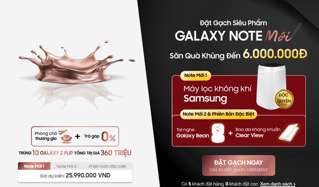 Galaxy Note 20 không ra mắt, người dùng Việt đã có thể đặt trước - 2