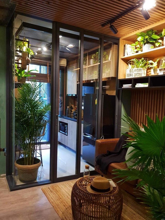 “Sống ảo” cả ngày trong nhà 28m2 thiết kế nội thất chất lừ, ngập cây xanh - 2 “Sống ảo” cả ngày trong nhà 28m2 thiết kế nội thất chất lừ, ngập cây xanh - 2