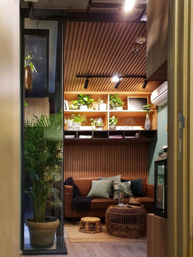 “Sống ảo” cả ngày trong nhà 28m2 thiết kế nội thất chất lừ, ngập cây xanh - 3 “Sống ảo” cả ngày trong nhà 28m2 thiết kế nội thất chất lừ, ngập cây xanh - 3