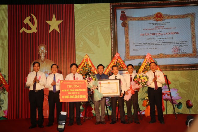 Huyện đầu tiên tại Quảng Trị đón bằng công nhận đạt chuẩn Nông thôn mới - 3 Huyện đầu tiên tại Quảng Trị đón bằng công nhận đạt chuẩn Nông thôn mới - 3