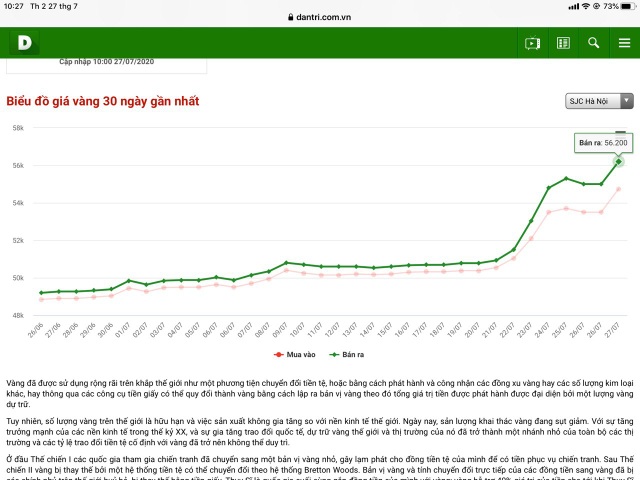 Giá vàng tăng như vũ bão, vọt nhanh qua mốc 56 triệu đồng/lượng - 2