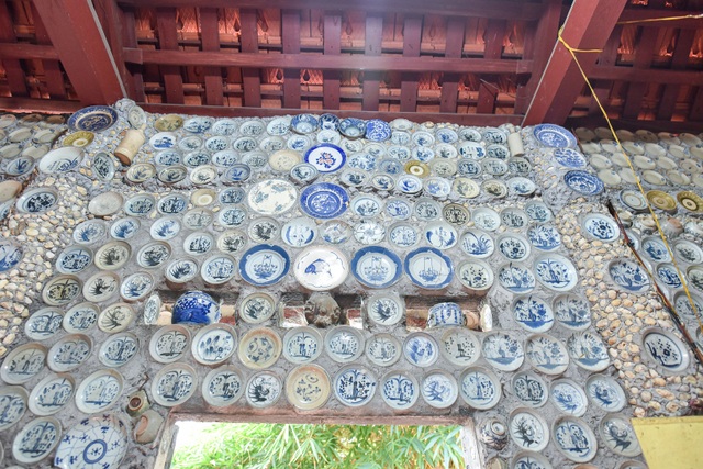 Độc nhất vô nhị ngôi nhà gắn hơn 10.000 bát, đĩa cổ ở Vĩnh Phúc - 13