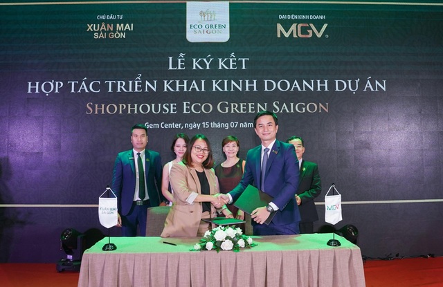 Xuân Mai Sài Gòn và MGV ký kết hợp tác triển khai kinh doanh Shophouse dự án Eco Green Saigon - 1
