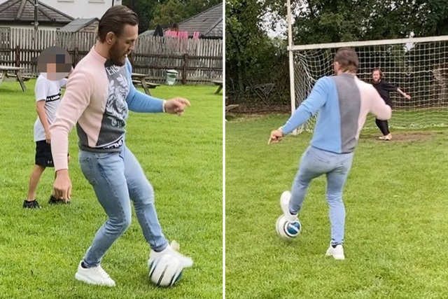 Trổ tài đá bóng, Conor McGregor được Ramos mời tới… Real Madrid - 2 Trổ tài đá bóng, Conor McGregor được Ramos mời tới… Real Madrid - 2