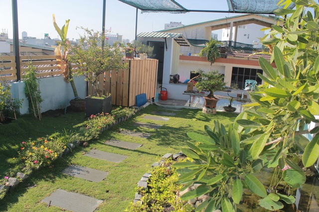 Ông bố 2 con ở Đà Nẵng “làm vườn, nuôi cá” đẹp mê trên sân thượng nhà phố - 8 Ông bố 2 con ở Đà Nẵng “làm vườn, nuôi cá” đẹp mê trên sân thượng nhà phố - 8