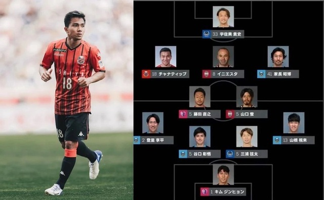 Chanathip sánh vai cùng Iniesta ở đội hình tiêu biểu tháng 7 giải Nhật Bản - 1 Chanathip sánh vai cùng Iniesta ở đội hình tiêu biểu tháng 7 giải Nhật Bản - 1
