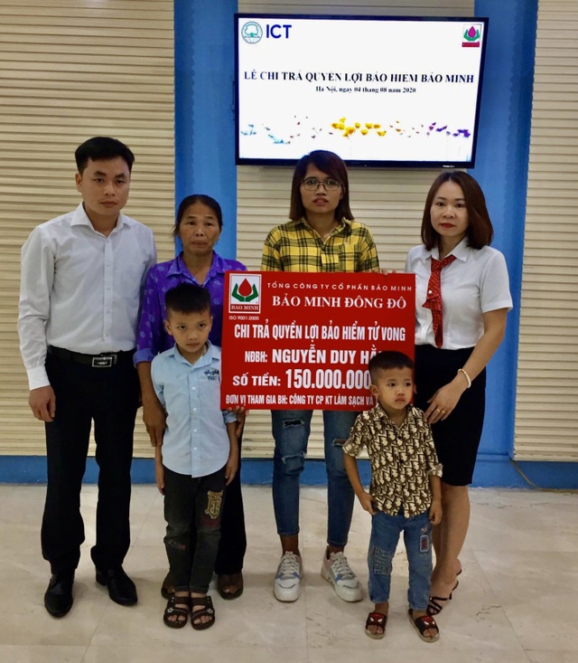 Bảo Minh Đông Đô chi trả quyền lợi cho khách hàng - 1 Bảo Minh Đông Đô chi trả quyền lợi cho khách hàng - 1