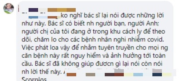Nhắc nhở một bác sĩ phàn nàn “loa phường lải nhải chuyện covy covid” - 2 Nhắc nhở một bác sĩ phàn nàn “loa phường lải nhải chuyện covy covid” - 2