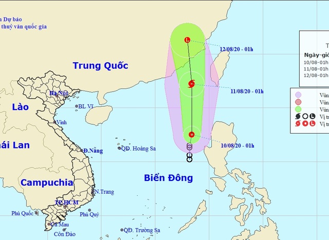 Áp thấp nhiệt đới trên Biển Đông có khả năng mạnh thành bão - 1