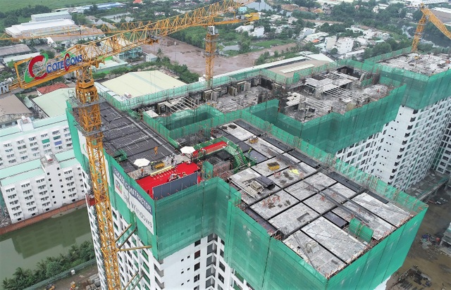 Akari City thi công vượt tiến độ, chính thức cất nóc giai đoạn 1 - 1 Akari City thi công vượt tiến độ, chính thức cất nóc giai đoạn 1 - 1