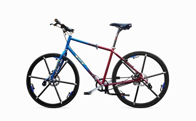 Tuck Bike - Độc đáo xe đạp gấp gọn được cả bánh xe - 2