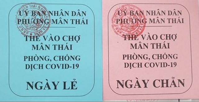 Đà Nẵng phát thẻ hồng, thẻ xanh cho dân đi chợ 3 ngày một lần - 3 Đà Nẵng phát thẻ hồng, thẻ xanh cho dân đi chợ 3 ngày một lần - 3