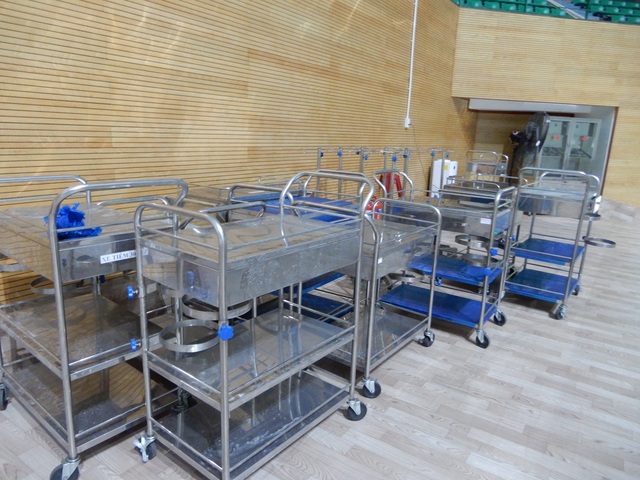 Cận cảnh bệnh viện dã chiến điều trị Covid-19 trước giờ kích hoạt - 8 Cận cảnh bệnh viện dã chiến điều trị Covid-19 trước giờ kích hoạt - 8