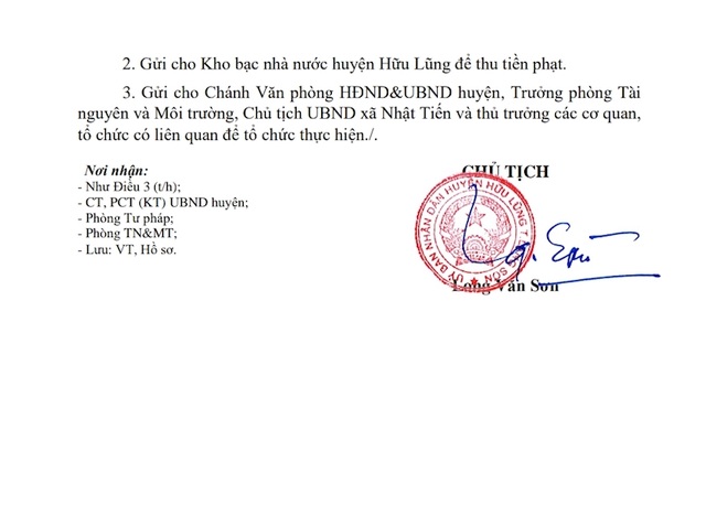 Doanh nghiệp tự ý “chặt đôi” dòng sông: Cú giỡn mặt pháp luật ở xứ Lạng! - 5 Doanh nghiệp tự ý “chặt đôi” dòng sông: Cú giỡn mặt pháp luật ở xứ Lạng! - 5