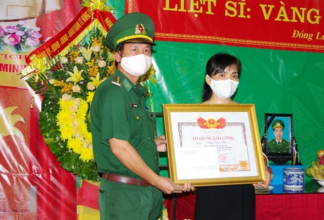 Truy tặng Bằng Tổ quốc ghi công cho liệt sĩ biên phòng tại Quảng Bình - 1 Truy tặng Bằng Tổ quốc ghi công cho liệt sĩ biên phòng tại Quảng Bình - 1