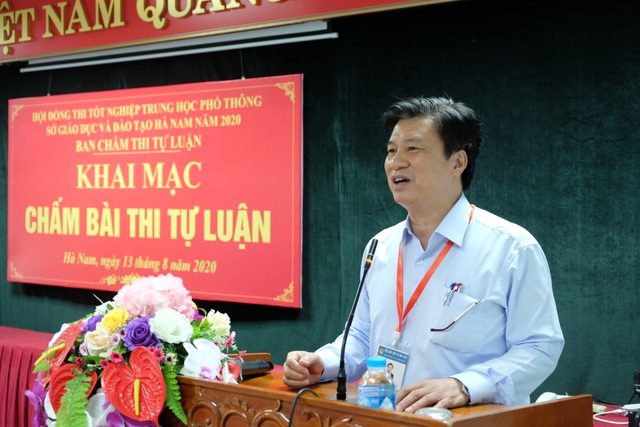 Hà Nam: Dự kiến hoàn thành công tác chấm thi tốt nghiệp THPT ngày 16/8 - 1 Hà Nam: Dự kiến hoàn thành công tác chấm thi tốt nghiệp THPT ngày 16/8 - 1