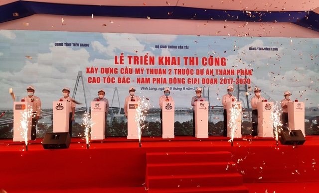 Triển khai thi công cầu Mỹ Thuận 2 hơn 5.000 tỷ đồng - 1 Triển khai thi công cầu Mỹ Thuận 2 hơn 5.000 tỷ đồng - 1