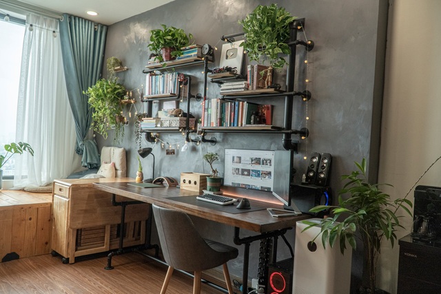 “Nhẵn túi” sau mua nhà, vợ chồng trẻ tự làm nội thất đẹp như thuê thiết kế - 3 “Nhẵn túi” sau mua nhà, vợ chồng trẻ tự làm nội thất đẹp như thuê thiết kế - 3