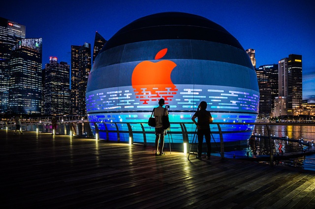 Ngắm Apple Store đầu tiên có kiến trúc nổi trên mặt nước ở Singapore - 1 Ngắm Apple Store đầu tiên có kiến trúc nổi trên mặt nước ở Singapore - 1