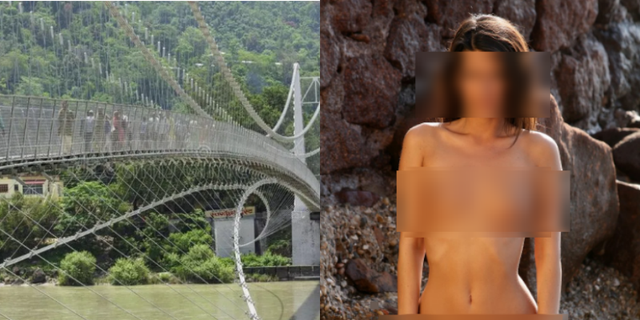 Nữ du khách bị bắt vì khỏa thân quay video trên cây cầu linh thiêng - 1 Nữ du khách bị bắt vì khỏa thân quay video trên cây cầu linh thiêng - 1