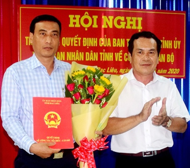 Bạc Liêu điều động, bổ nhiệm nhiều cán bộ lãnh đạo cấp sở - 1 Bạc Liêu điều động, bổ nhiệm nhiều cán bộ lãnh đạo cấp sở - 1