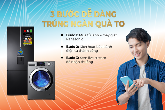 Panasonic mở thưởng 1001 giải tiền mặt lên tới hơn 5,7 tỷ đồng - 2 Panasonic mở thưởng 1001 giải tiền mặt lên tới hơn 5,7 tỷ đồng - 2