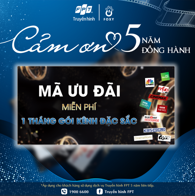 Truyền hình FPT tri ân khách hàng “Cảm ơn 5 năm đồng hành” - 3 Truyền hình FPT tri ân khách hàng “Cảm ơn 5 năm đồng hành” - 3
