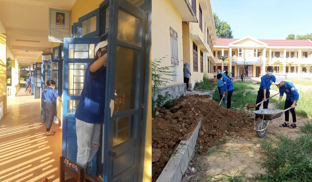 Toàn tỉnh Thừa Thiên Huế ra quân vệ sinh trường học chào đón năm học mới - 1 Toàn tỉnh Thừa Thiên Huế ra quân vệ sinh trường học chào đón năm học mới - 1