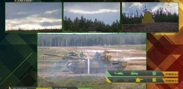 Đội xe tăng Việt Nam cán đích sau Myanmar trong trận bán kết Army Games - 16 Đội xe tăng Việt Nam cán đích sau Myanmar trong trận bán kết Army Games - 16