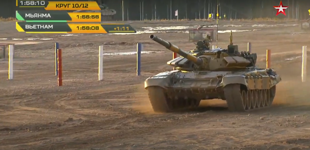 Đội xe tăng Việt Nam cán đích sau Myanmar trong trận bán kết Army Games - 8 Đội xe tăng Việt Nam cán đích sau Myanmar trong trận bán kết Army Games - 8