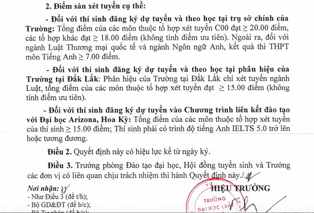 Điểm sàn nhận hồ sơ xét tuyển của nhiều đại học phía Bắc từ 18 trở lên - 1 Điểm sàn nhận hồ sơ xét tuyển của nhiều đại học phía Bắc từ 18 trở lên - 1