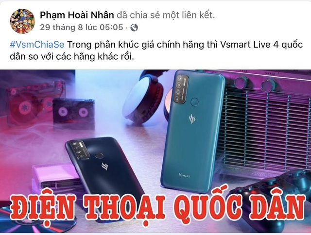 Vsmart Live 4 đạt doanh số 10.000 máy sau 3 ngày mở bán - 2 Vsmart Live 4 đạt doanh số 10.000 máy sau 3 ngày mở bán - 2