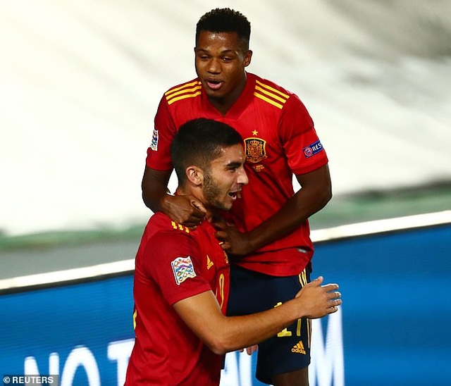 Sergio Ramos và Fati tỏa sáng, Tây Ban Nha thắng đậm Ukraine - 6 Sergio Ramos và Fati tỏa sáng, Tây Ban Nha thắng đậm Ukraine - 6