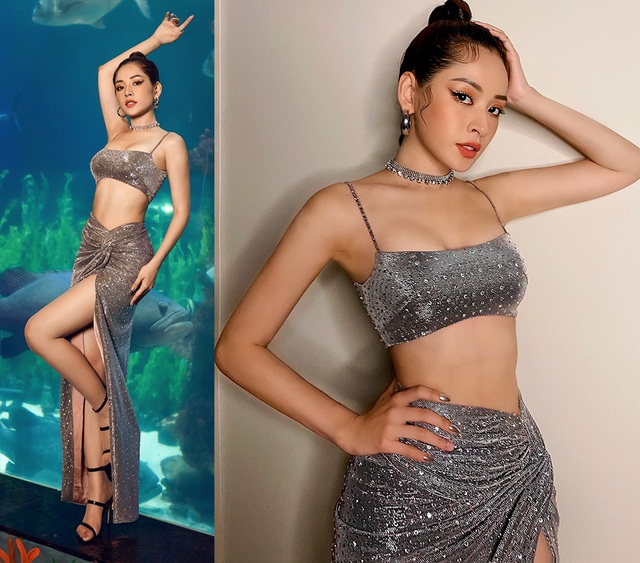 Chi Pu diện tất mỏng xuyên thấu, khoe chân dài miên man - 2 Chi Pu diện tất mỏng xuyên thấu, khoe chân dài miên man - 2