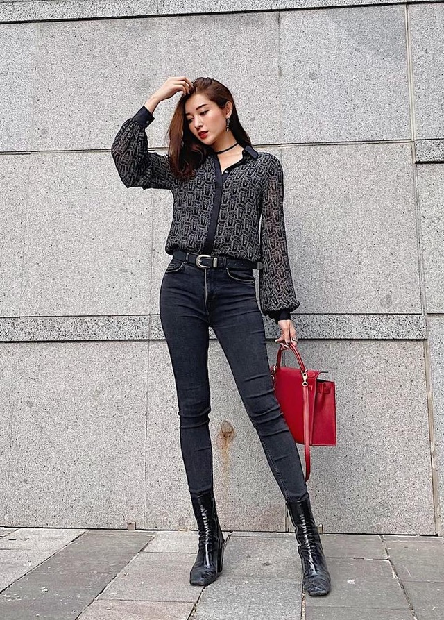 Chi Pu diện tất mỏng xuyên thấu, khoe chân dài miên man - 4 Chi Pu diện tất mỏng xuyên thấu, khoe chân dài miên man - 4