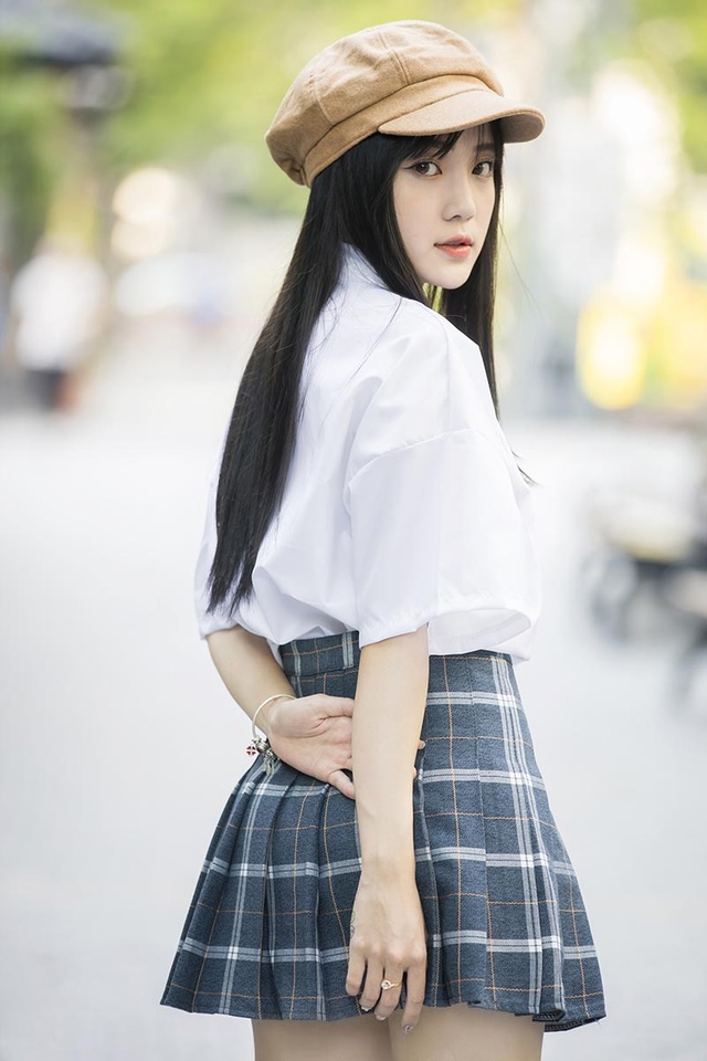 “Thiên thần đồng phục” Bắc Ninh xinh đẹp như nàng thơ - 7 “Thiên thần đồng phục” Bắc Ninh xinh đẹp như nàng thơ - 7