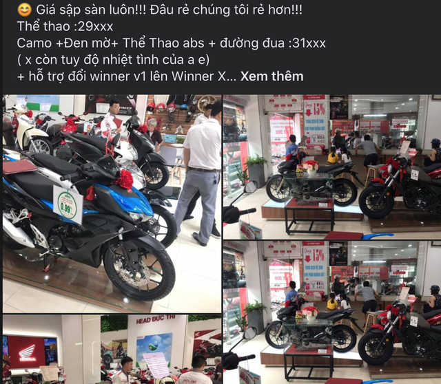 Giá Honda Winner X lập đáy mới, rẻ hơn niêm yết 17 triệu đồng - 2 Giá Honda Winner X lập đáy mới, rẻ hơn niêm yết 17 triệu đồng - 2