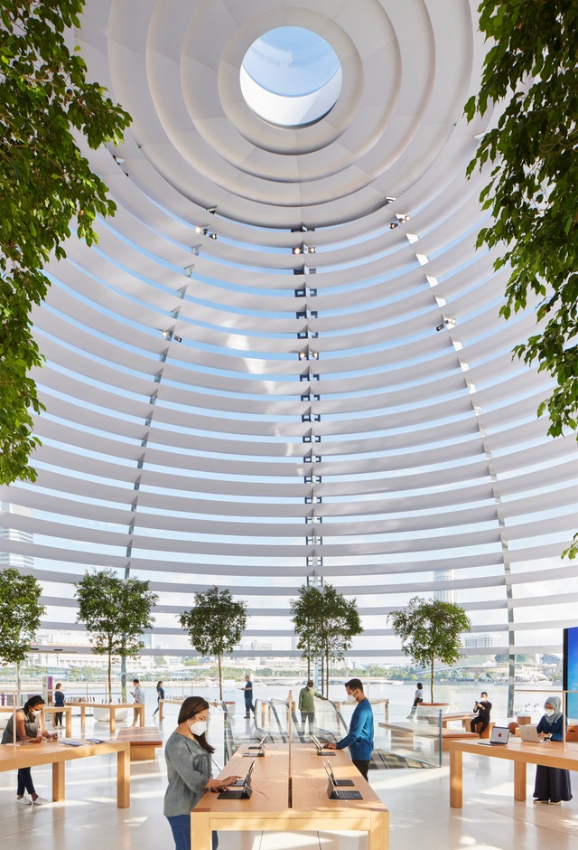 Hé lộ hình ảnh bên trong cửa hàng Apple Store nổi trên mặt nước - 3