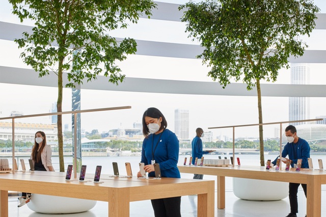 Hé lộ hình ảnh bên trong cửa hàng Apple Store nổi trên mặt nước - 6