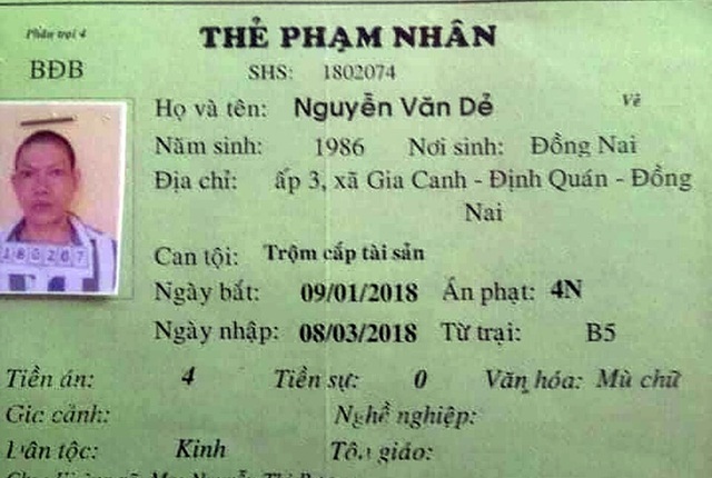 Phạm nhân trại Z30D phá còng bỏ trốn bị bắt tại Đồng Nai - 2