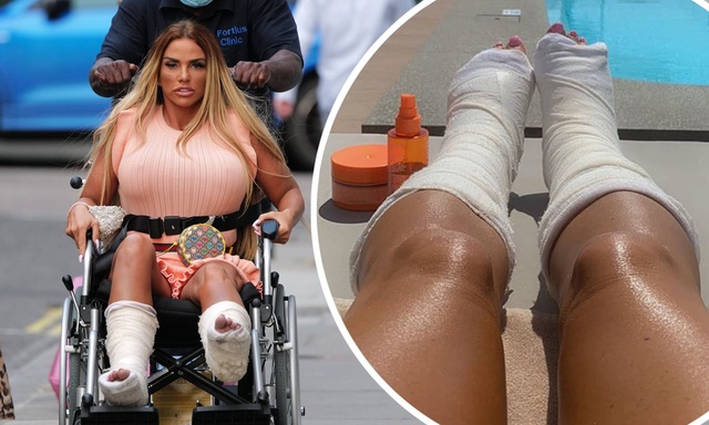 Katie Price đi xe lăn dự sự kiện cùng bồ trẻ - 7 Katie Price đi xe lăn dự sự kiện cùng bồ trẻ - 7