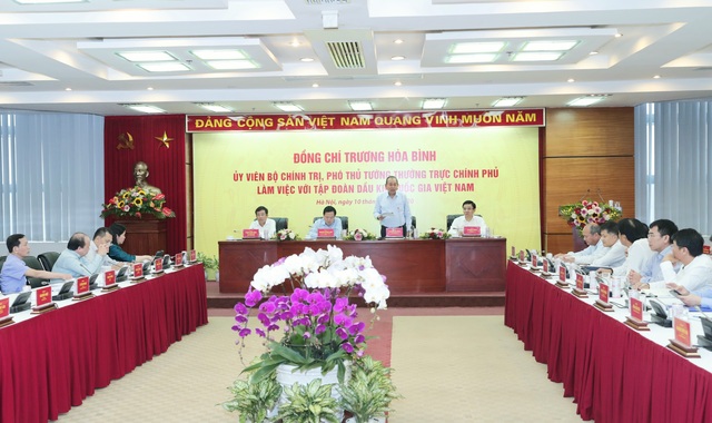 Phó Thủ tướng Thường trực Trương Hòa Bình làm việc với Tập đoàn Dầu khí - 2 Phó Thủ tướng Thường trực Trương Hòa Bình làm việc với Tập đoàn Dầu khí - 2